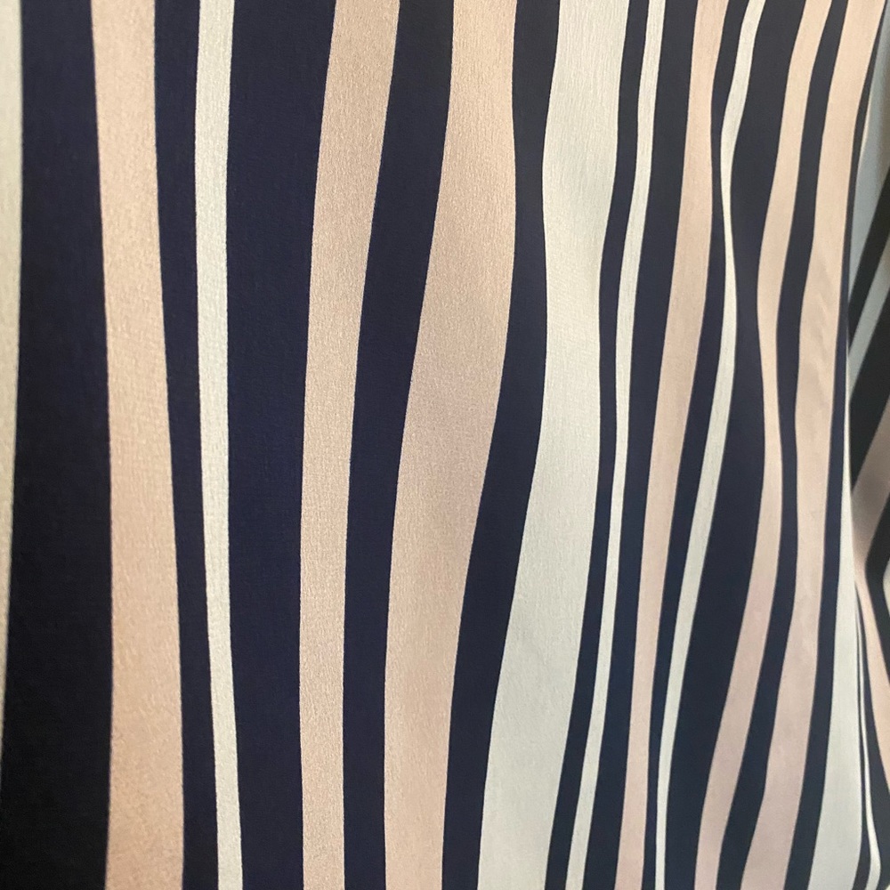 Silky striped top